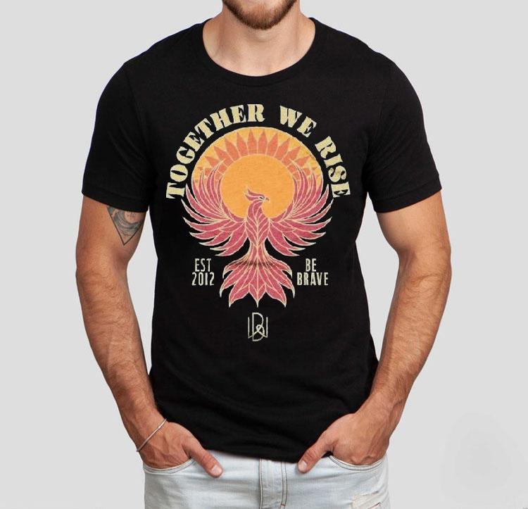 704 Shop X Braveworks Together We Rise Be Brave Est 2012 Shirt 4 Shop X Braveworks Together We Rise Be Brave Est Tshirt
