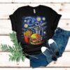 A Fast Food Meal Style Of Van Gogh’s Starry Night Shirt