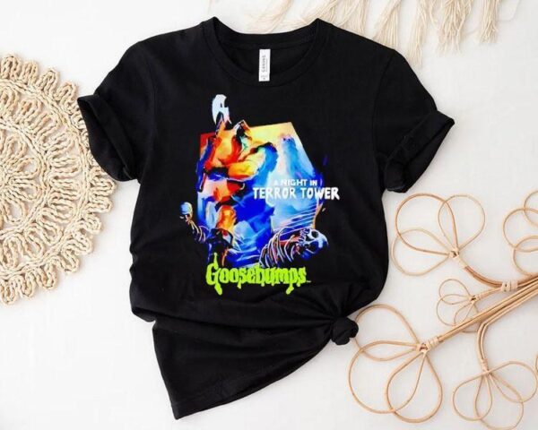 A Night In Terror Tower Goosebumps Retro Shirt