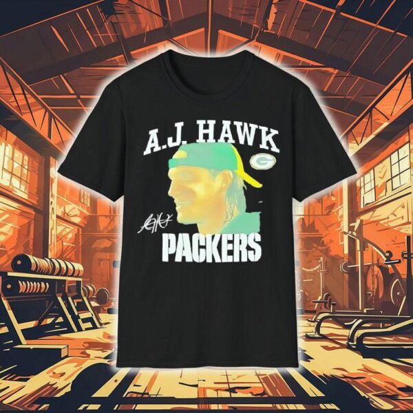 Aj Hawk Green Bay Packers Signature Shirt