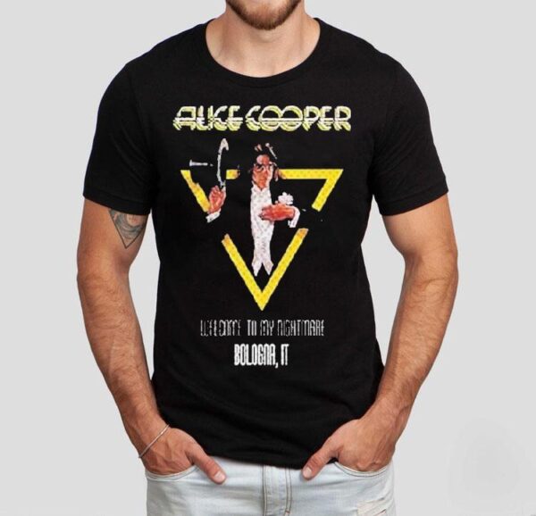 Alice Cooper Welcome To My Nightmare City In Bologna It 2025 Shirt