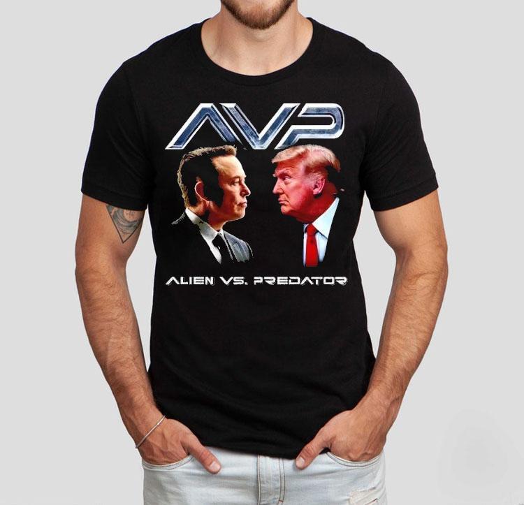 Alien Vs Predator Trump Vs Elon Shirt 4 Alien Vs Predator Trump Vs Elon Tshirt