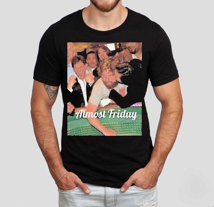 Almost Friday Hangover Cheek Kiss Shirt 4 Almost Friday Hangover Cheek Kiss Tshirt