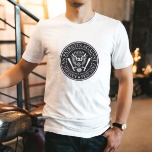 American Patriots Against Fascism Fck Nazis Eagle Logo Shirt