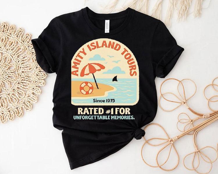 Amity Island Tours Rated No1 For Unforgettable Memories Jaws Shirt 4 Amity Island Tours Rated No For Unforgettable Memories Jaws Tshirt