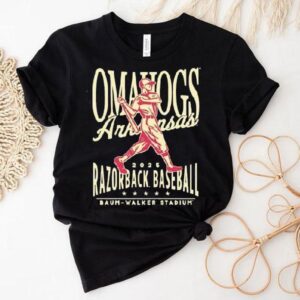 Arkansas Razorbacks Omahogs Baseball Baum Walker Stadium Tshirt