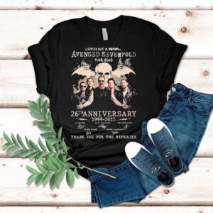 Avenged Sevenfold Life Is But A Dream Tour 2025 26th Anniversary 1996 2025 Thank You For The Memories Signatures Shirt