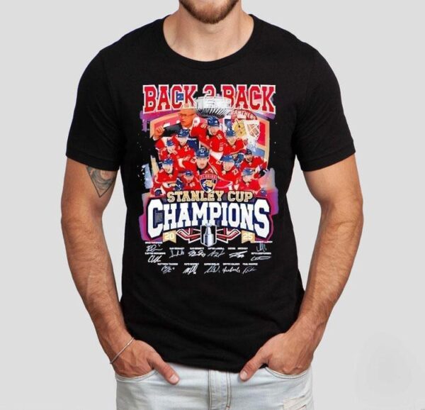 Back 2 Back Stanley Cup Champions 2025 Florida Panthers Shirt