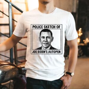 Barack Obama Police Sketch Of Joe Biden’s Autopen Shirt