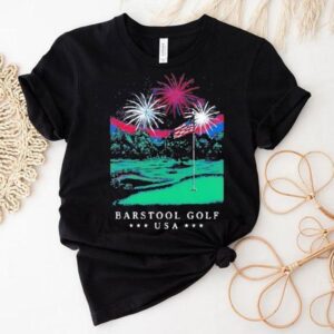 Barstool Golf Usa Fireworks 4th Of July Shirt