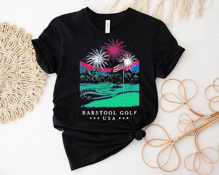 Barstool Golf Usa Fireworks 4th Of July Shirt 4 Barstool Golf Usa Fireworks Th Of July Tshirt