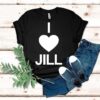 Ben Starr Wearing I Love Jill Shirt