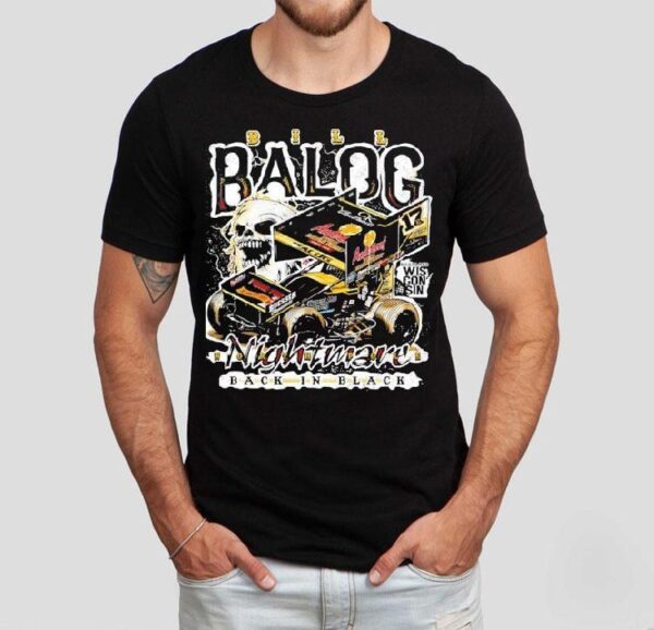 Bill Balog Racing North Pole Nightmare Back In Black Shirt