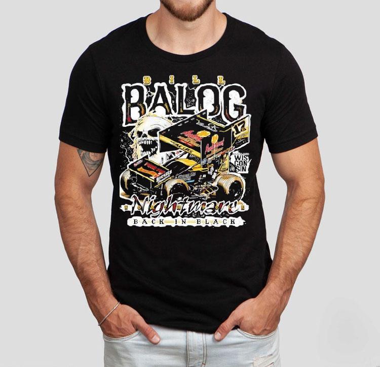 Bill Balog Racing North Pole Nightmare Back In Black Shirt 4 Bill Balog Racing North Pole Nightmare Back In Black Tshirt