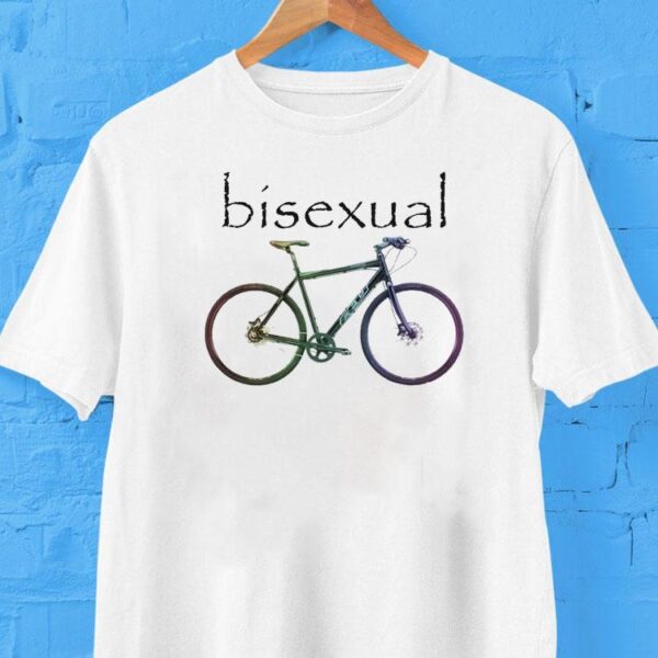 Bisexual Pride Rainbow Bike Shirt
