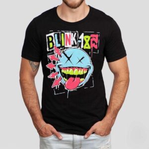 Blink-182 Green Th Smile Logo Shirt