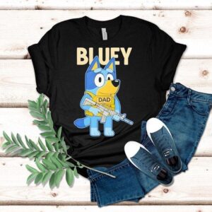 Bluey Military Tactical Dad Shirt