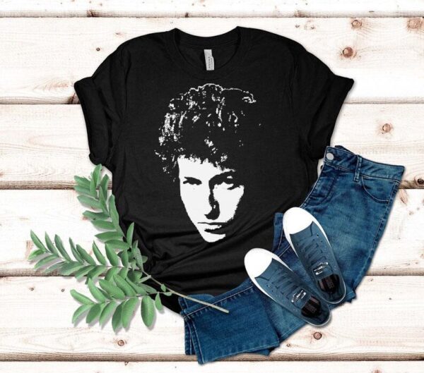 Bob Dylan Portrait Big Head Face Shirt