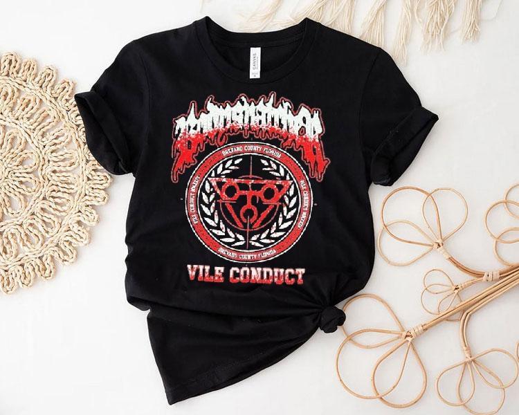 Bodysnatcher Vile Conduct Bloody Brevard County Florida Shirt 4 Bodysnatcher Vile Conduct Bloody Brevard County Florida Tshirt