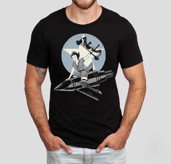 Bombs Away Girl Star Shirt