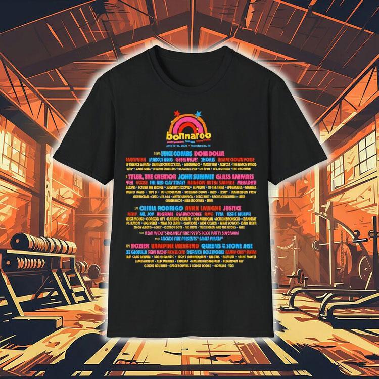 Bonnaroo June 12-15 2025 Manchester Tennessee Shirt 4 Bonnaroo June Manchester Tennessee Tshirt