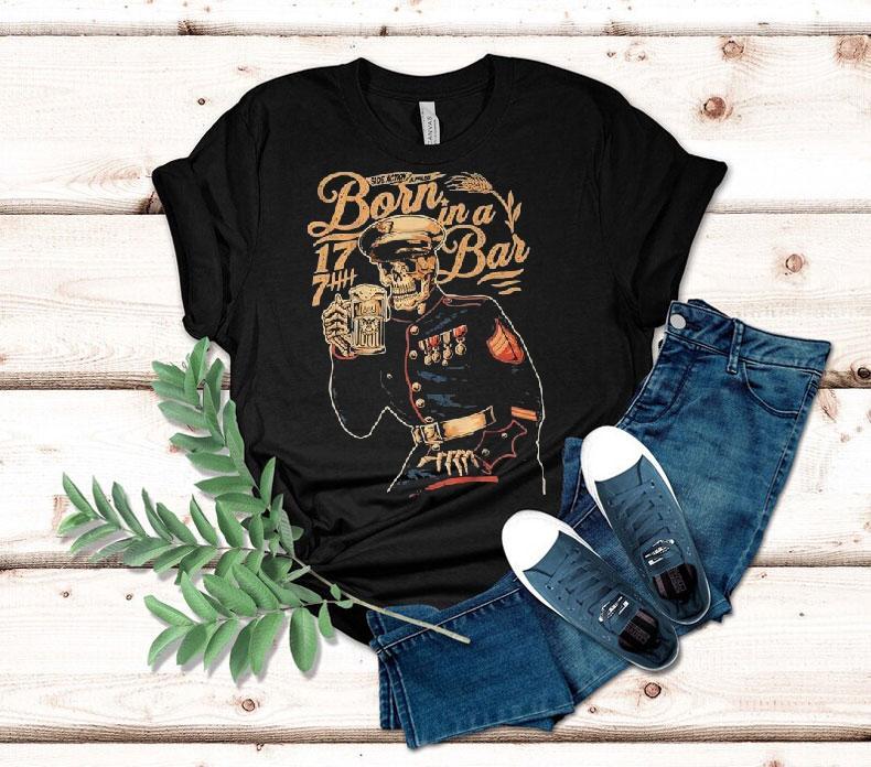 Born In A Bar 1776 Skeleton Shirt 4 Born In A Bar Skeleton Tshirt