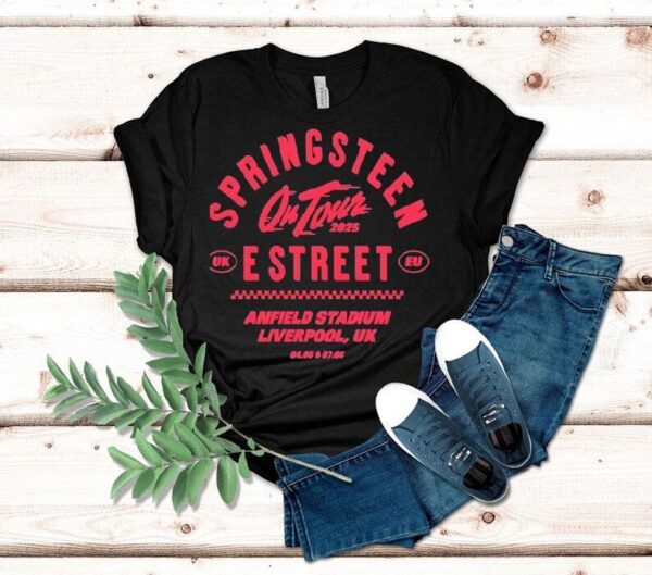 Bruce Springsn And The E Street Band Show Liverpool 2025 Shirt