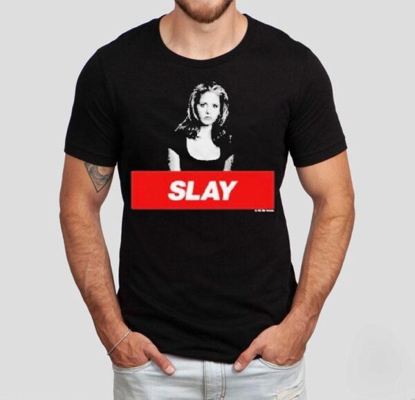 Buffy The Vampire Slayer Slay Photo Shirt