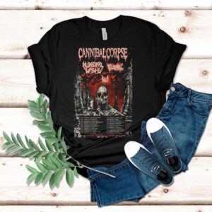 Cannibal Corpse Municipal Waste Full Of Hell Tour Dates Tshirt