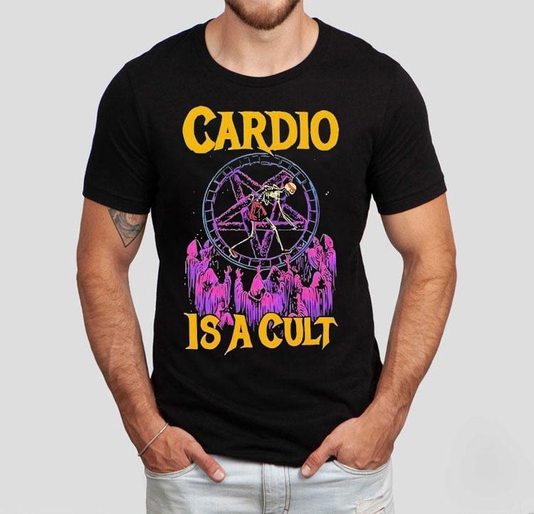 Cardio Is A Cult Yellow Shirt 4 Cardio Is A Cult Yellow Tshirt