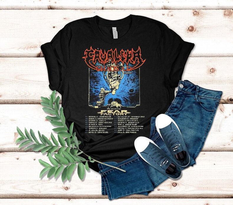 Cavalera With Fear Factory Event Fall Headlining Tour 2025 Dates Chaos A.d Mmxxv Shirt 4 Cavalera With Fear Factory Event Fall Headlining Tour Dates Chaos A D Mmxxv Tshirt