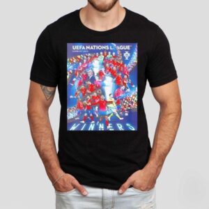 Celebrates Winners Portugal Wins Uefa Nations League Germany 2025 Shirt