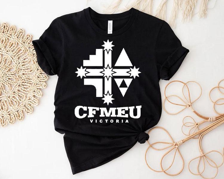 Cfmeu Victoria Signature Logo Shirt 4 Cfmeu Victoria Signature Logo Tshirt