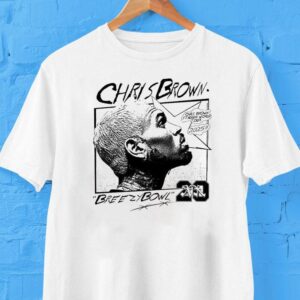 Chris Brown 20 Xx Breezy Bowl Scribble Stadium World Tour 2025 Shirt