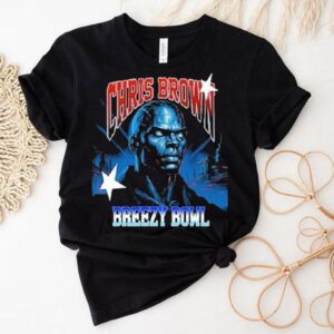Chris Brown 2025 Tour Breezy Bowl Breezy Bowl Blue Head Xx Shirt