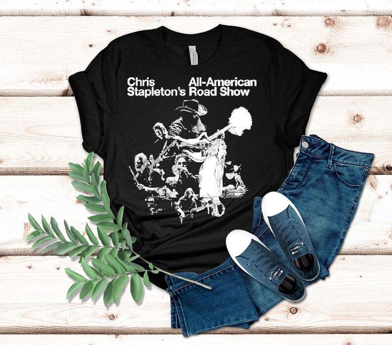 Chris Stapleton All American Road Show 2025 Tour Admat Shirt 4 Chris Stapleton All American Road Show Tour Adma Tshirt