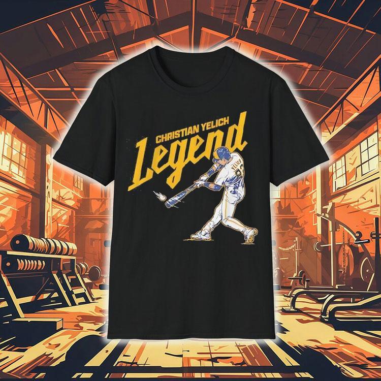 Christian Yelich Legend Milwaukee Brewers Baseball Shirt 4 Christian Yelich Legend Milwaukee Brewers Baseball Tshirt