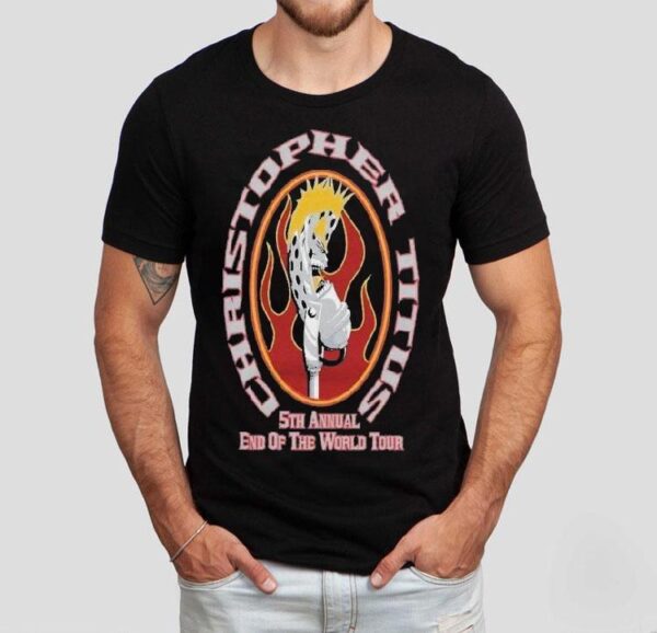 Christopher Titus 5th Annual End Of The World Tour 2025 Logo Shirt