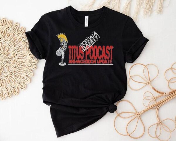 Christopher Titus Armageddon Update Scream Sanity Shirt