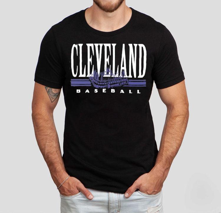 Cleveland Baseball Stadium Shirt 4 Cleveland Baseball Stadium Tshirt