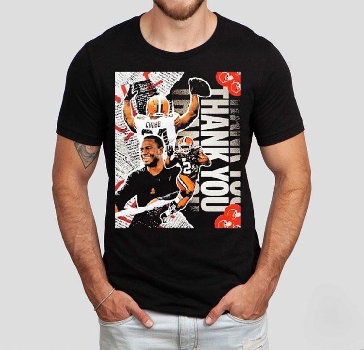 Cleveland Browns Thank You To Nick Chubb For Giving Your All To City And Team Shirt 4 Cleveland Browns Thank You To Nick Chubb For Giving Your All To City And Team Tshirt