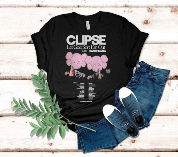 Clipse Let God Sort Em Out Tour 2025 Dates With Earthgang Shirt