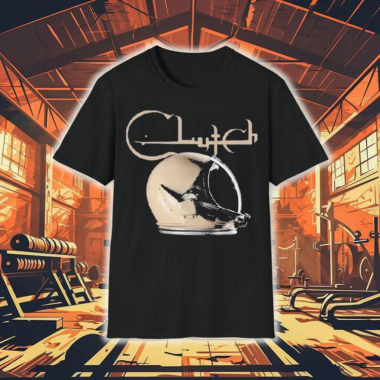 Clutch Self-titled Astronaut Helmet Shirt 4 Clutch Self Titled Astronaut Helme Tshirt