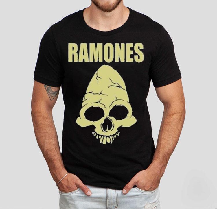 Cm Punk Wearing Ramones Skull Shirt 4 Cm Punk Wearing Ramones Skull Tshirt