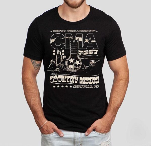 Cma Fest Country Music Association Outline Nashville Tn 2025 Shirt