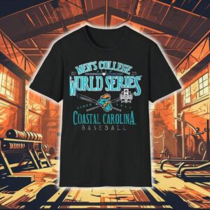 Coastal Carolina Chanticleers Mcws 2025 Baseball Ncaa Men’s College World Series Shirt