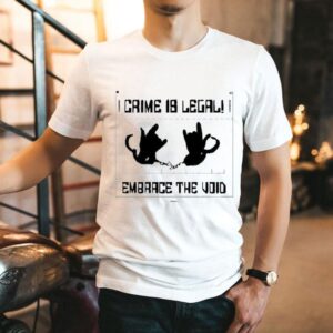 Coffeezilla Crime Is Legal Embrace The Void Handcuff Tshirt
