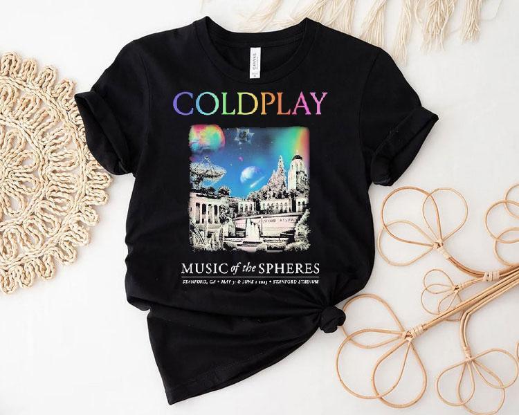 Coldplay Stanford Stadium Ca May 31 June 1 2025 Music Of The Spheres World Tour 2025 Shirt 4 Coldplay Stanford Stadium Ca May June Music Of The Spheres World Tour Tshirt