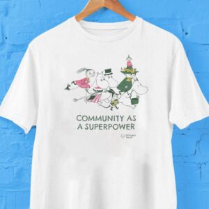 Community As A Superpower Refugee Week X Moomin Shirt