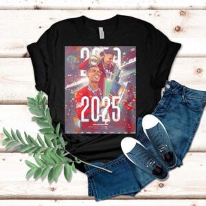 Congratulations Cristiano Ronaldo Portugal The Champions Uefa Nations League 2025 For Second Time After 2019 Shirt